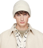 JACQUEMUS Off-White 'The Tourni' Beanie
