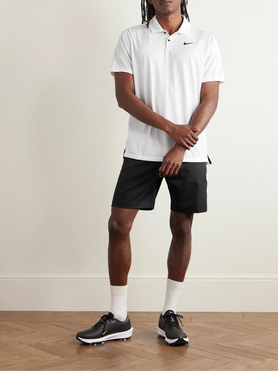Nike Golf - Tour Dri-FIT Jacquard Golf Polo Shirt - White