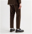 NANUSHKA - Jasper Cotton-Blend Corduroy Suit Trousers - Brown