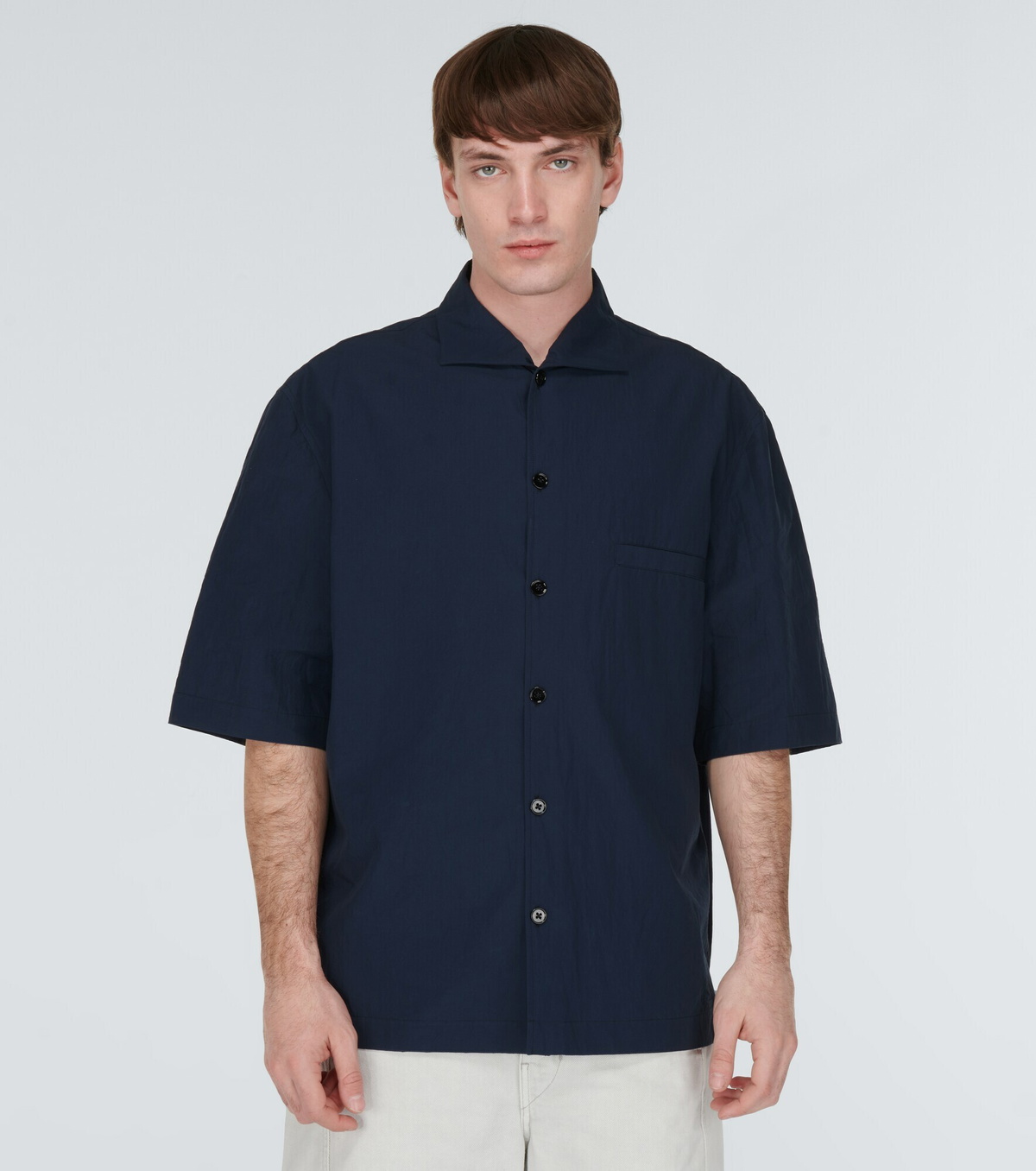 【送料 関税込】LEMAIRE キャンプ コットン ポプリンシャツ Lemaire - Camp cotton poplin shirt Lemaire
