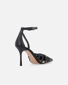 Pinko Pointed Toe Pumps With Heel And Strap Limo Black