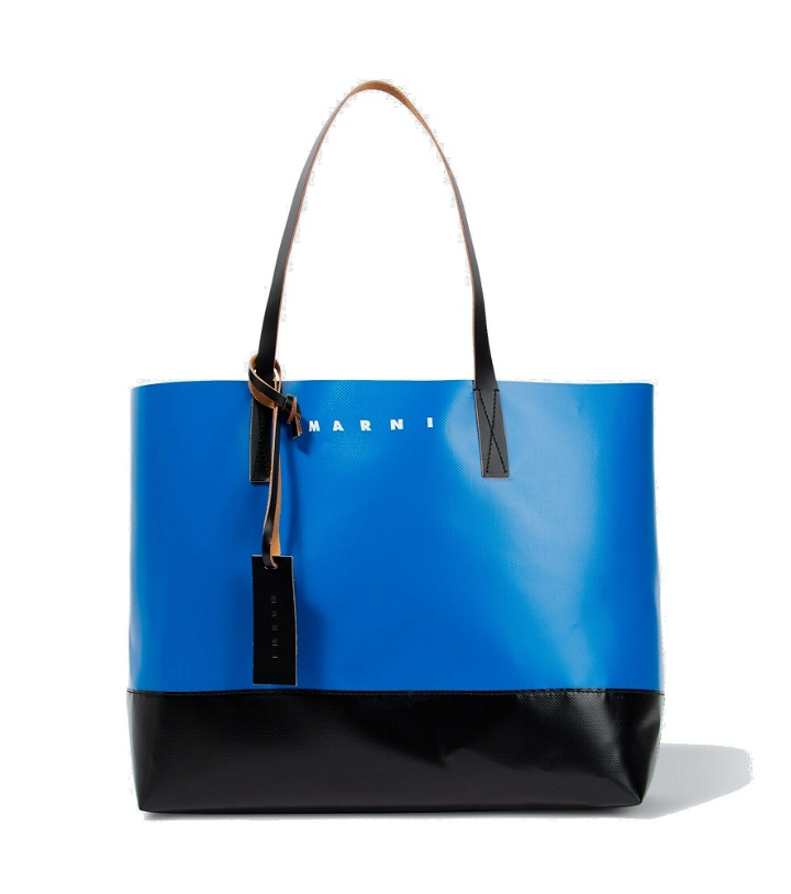 Photo: Marni - Tribeca leather-trimmed tote bag