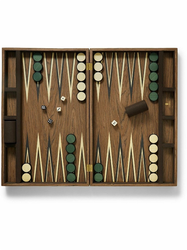Photo: L'Objet - Matis Wood Backgammon Set