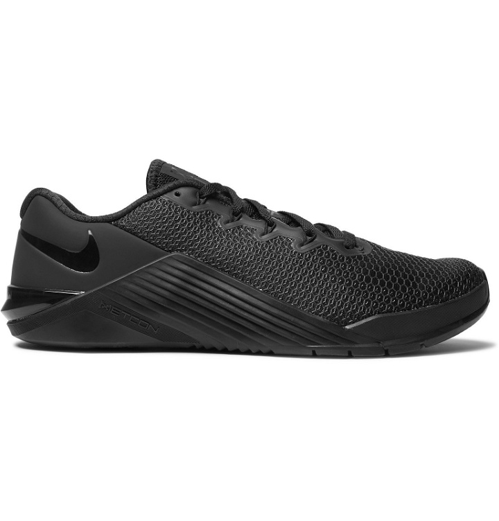 Photo: Nike Training - Metcon 5 Rubber-Trimmed Mesh Sneakers - Black