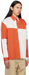 3MAN White & Orange Team Polo