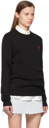 AMI Alexandre Mattiussi Black Ami de Cœur Sweater