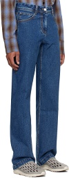 LOW CLASSIC Blue Straight Fit Jeans