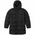 C.P. Company Men's Nycra Hooded Down Parka Jacket in Black