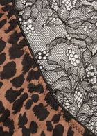 Love Stories Wild Rose Leopard-print Lace Briefs