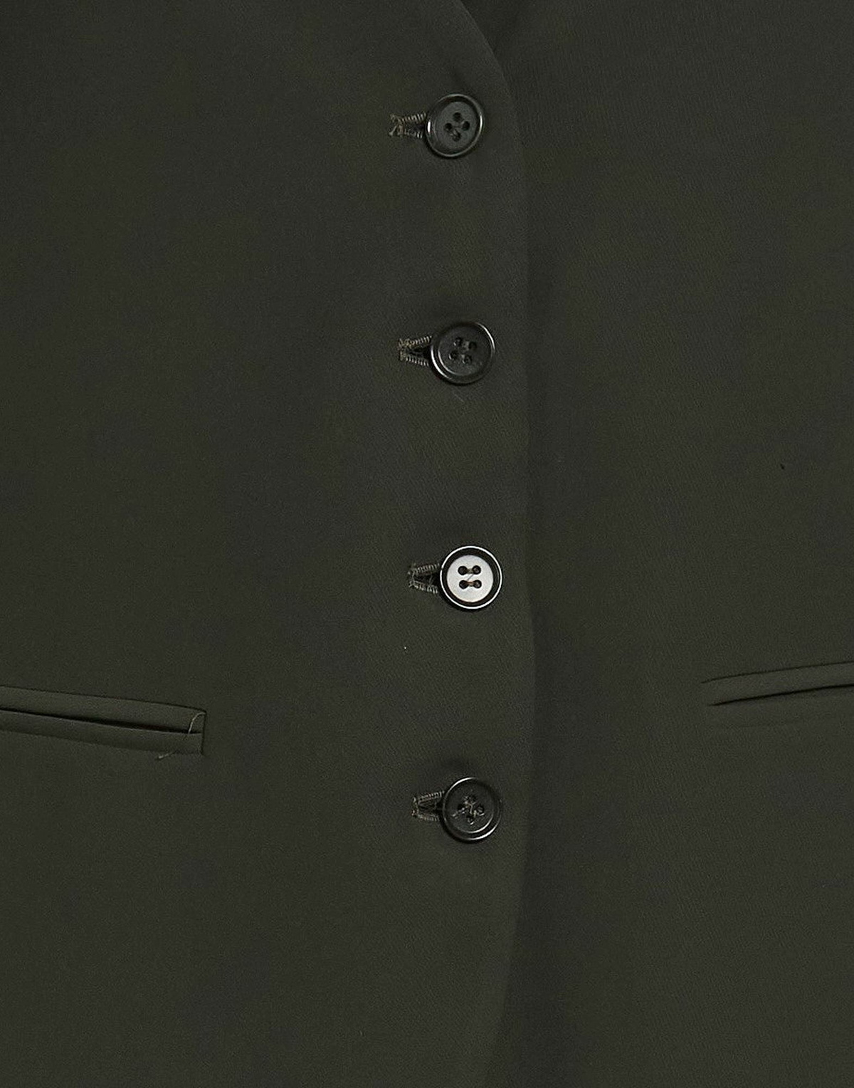 P. a.r. o.s. h. Womens Tailored Vest Dark in Green