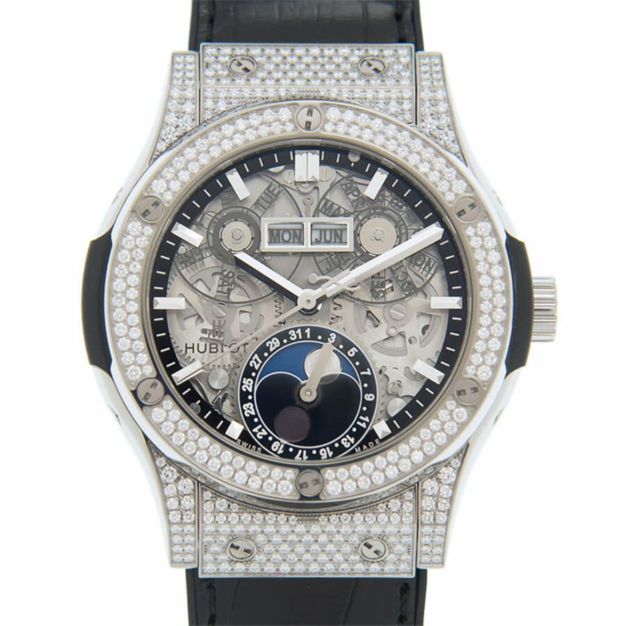 Hublot Classic Fusion Aerofusion Automatic Diamond Mens Watch 547.NX.0170.LR.1704