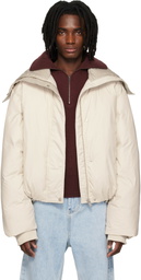 Entire Studios Off-White Kelly Down Jacket