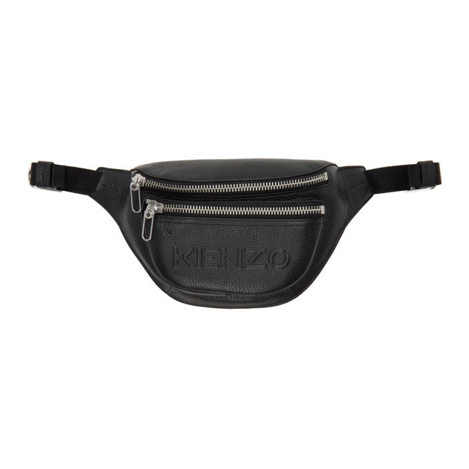 Photo: Kenzo Black Leather Bum Bag