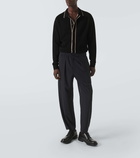 Giorgio Armani Cotton, silk, and cashmere cardigan