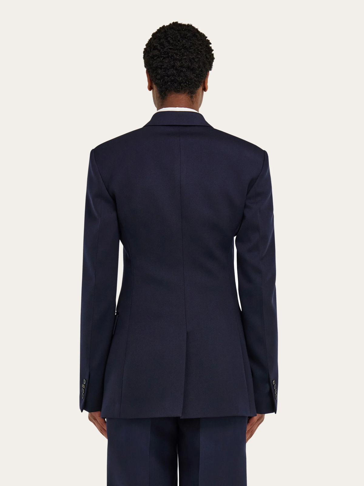 Ferragamo Mens Double breasted blazer in Blue