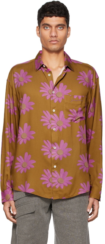 Photo: Jacquemus Tan La Montagne 'La Chemise Simon' Shirt