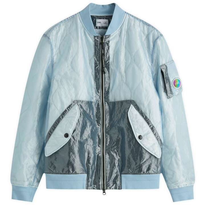 Photo: END. x C.P. Company Kan-D Bomber Jacket in Ice Melt