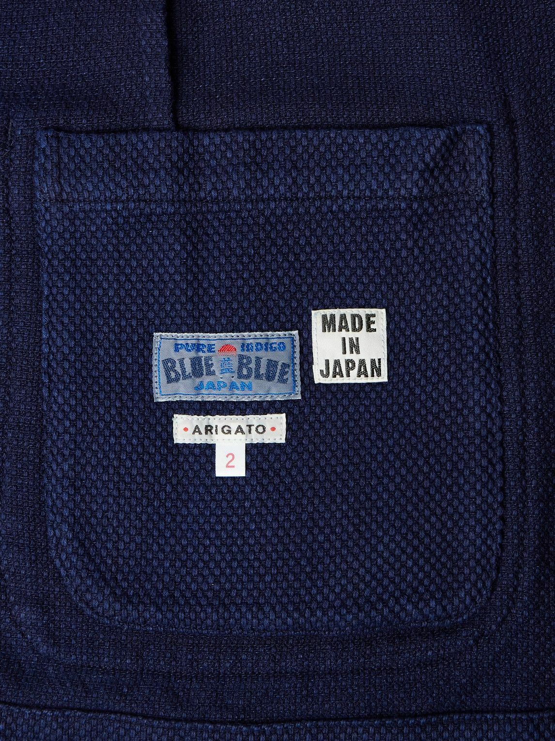 blueblue 総柄ジャケット インディゴ BLUE BLUE JAPAN ｜ブルーブルージャパン｜インディゴオーバー