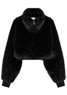 Paris Georgia Seb Faux fur Bomber Jacket Black