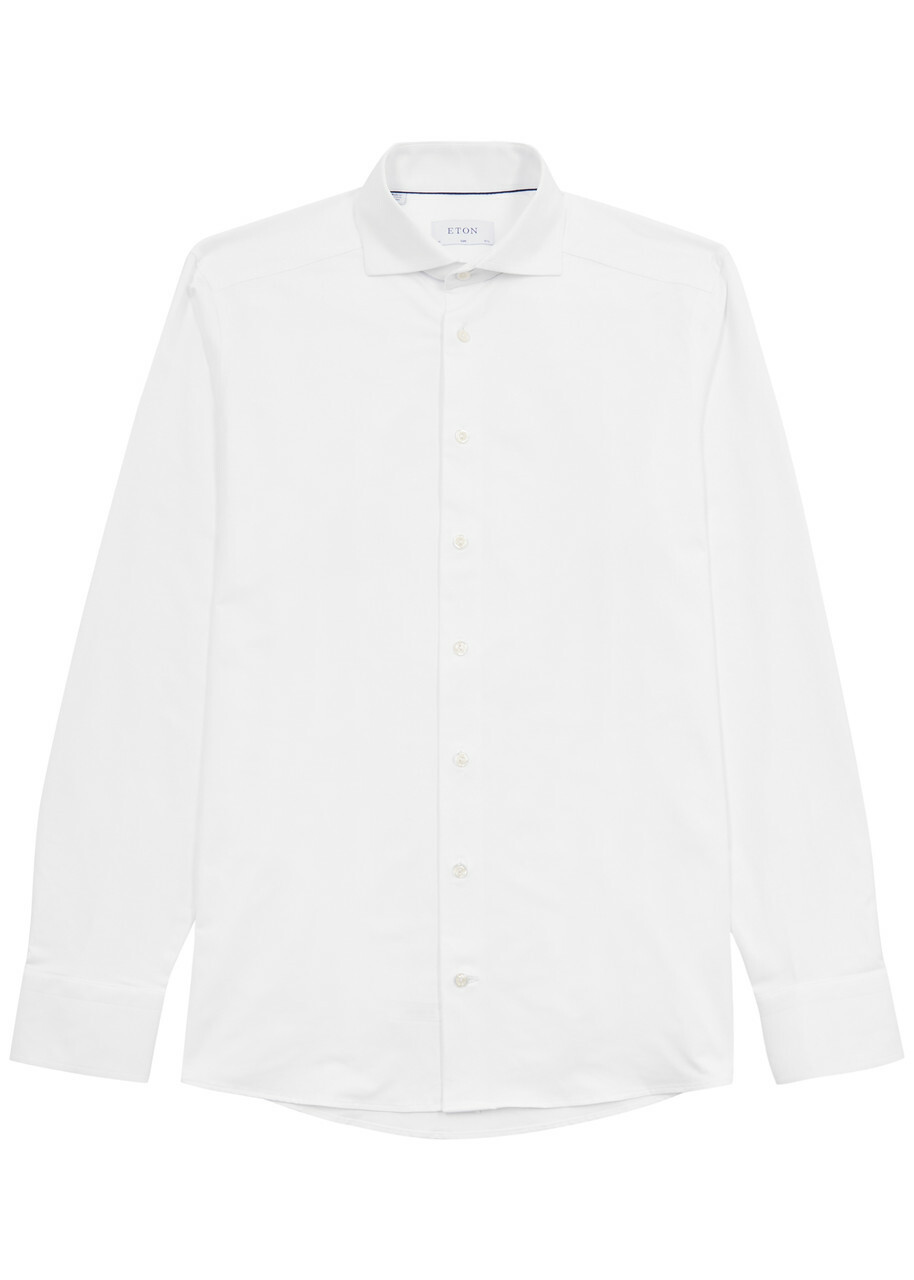Eton Stretch-jersey Shirt White