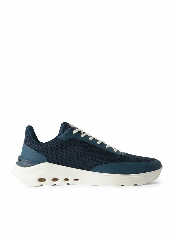 Photo: Orlebar Brown - Hydro .B1 Rubber-Trimmed Mesh Sneakers - Blue