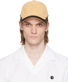 AMBUSH Beige & Black Canvas 'A' Patch Cap