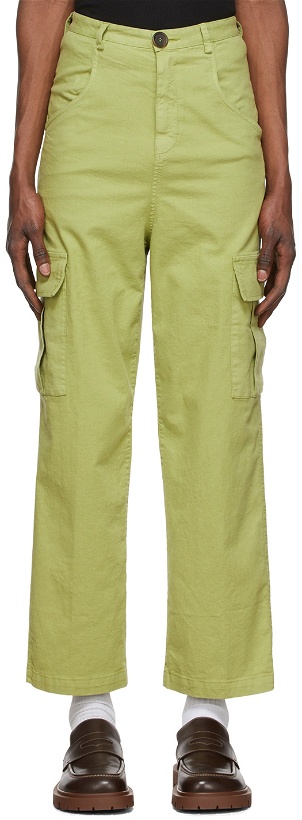 Photo: Winnie New York Green Cotton Cargo Pants