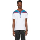 Marcelo Burlon County of Milan White and Multicolor Wings T-Shirt