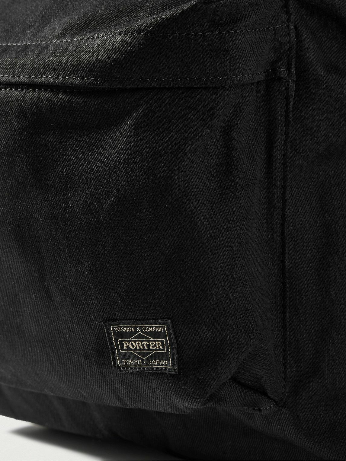 Porter-Yoshida and Co - Daypack Leather-Trimmed Denim Backpack