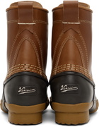 visvim Brown Decoy Duck Mid-Folk Boots