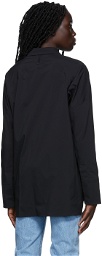 Veilance Black Allo Shirt Jacket