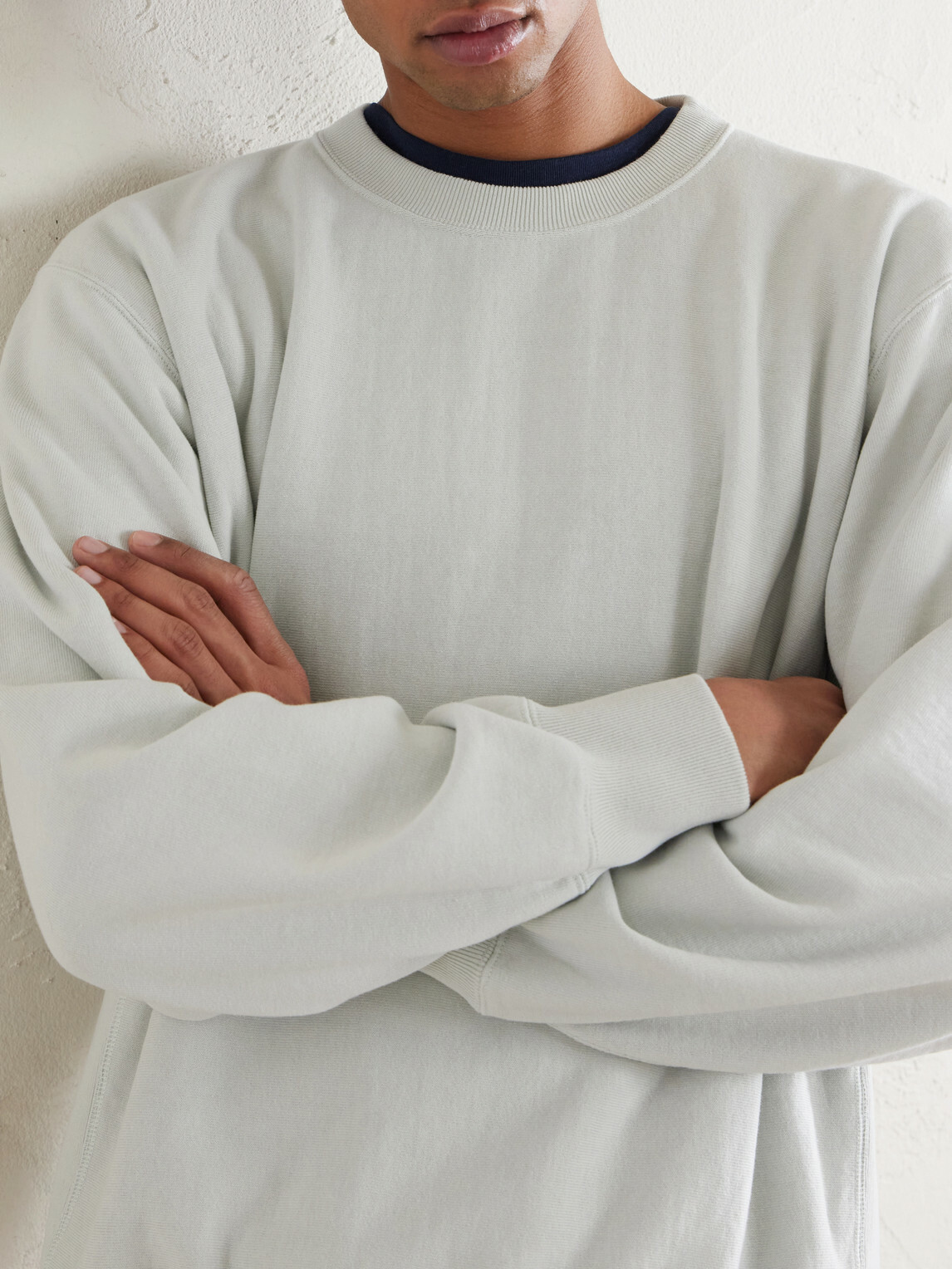 Auralee - Cotton-Jersey Sweatshirt - White