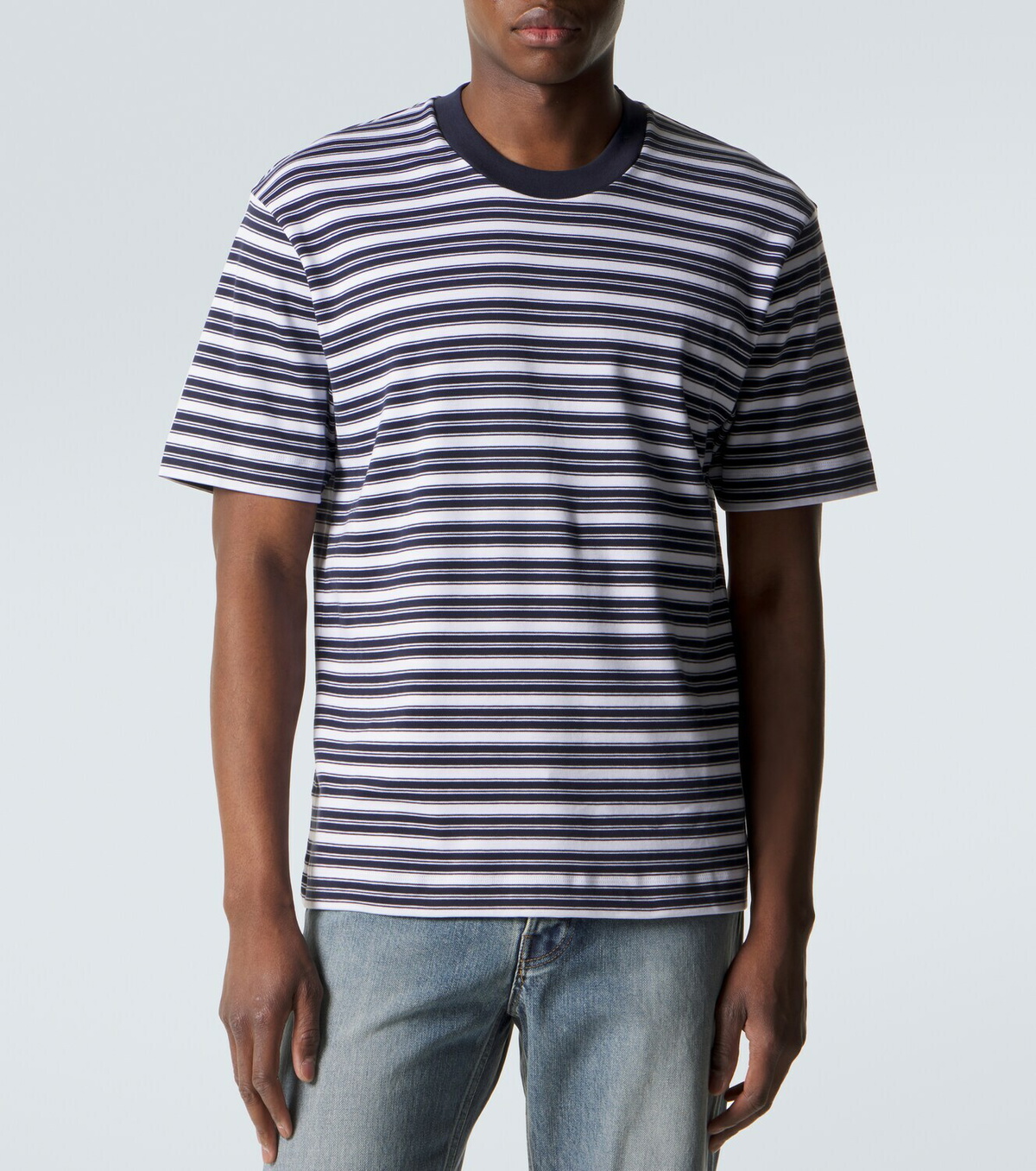 Sunspel Striped cotton jersey T-shirt