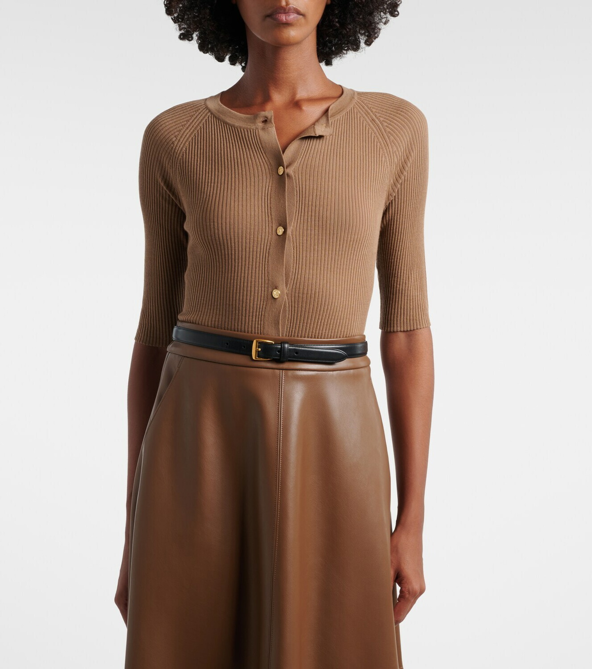 'S Max Mara Cropped virgin wool cardigan