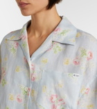 Prada Floral linen shirt