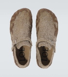 Loewe Rise suede slippers