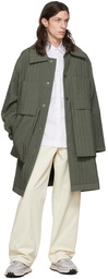 Craig Green Khaki Quilted Coat