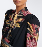 Etro Printed crêpe de chine maxi dress