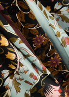 Farm Rio Floral-print Twill Maxi Dress Blue