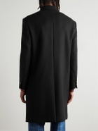 Versace - Virgin Wool Overcoat - Black