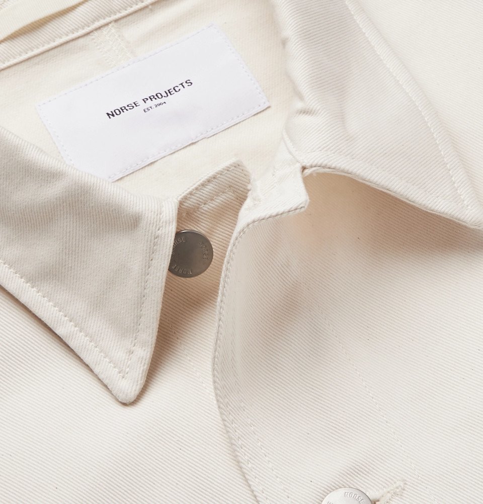 Norse Projects - Tyge Organic Cotton-twill Overshirt - Ecru Norse Projects