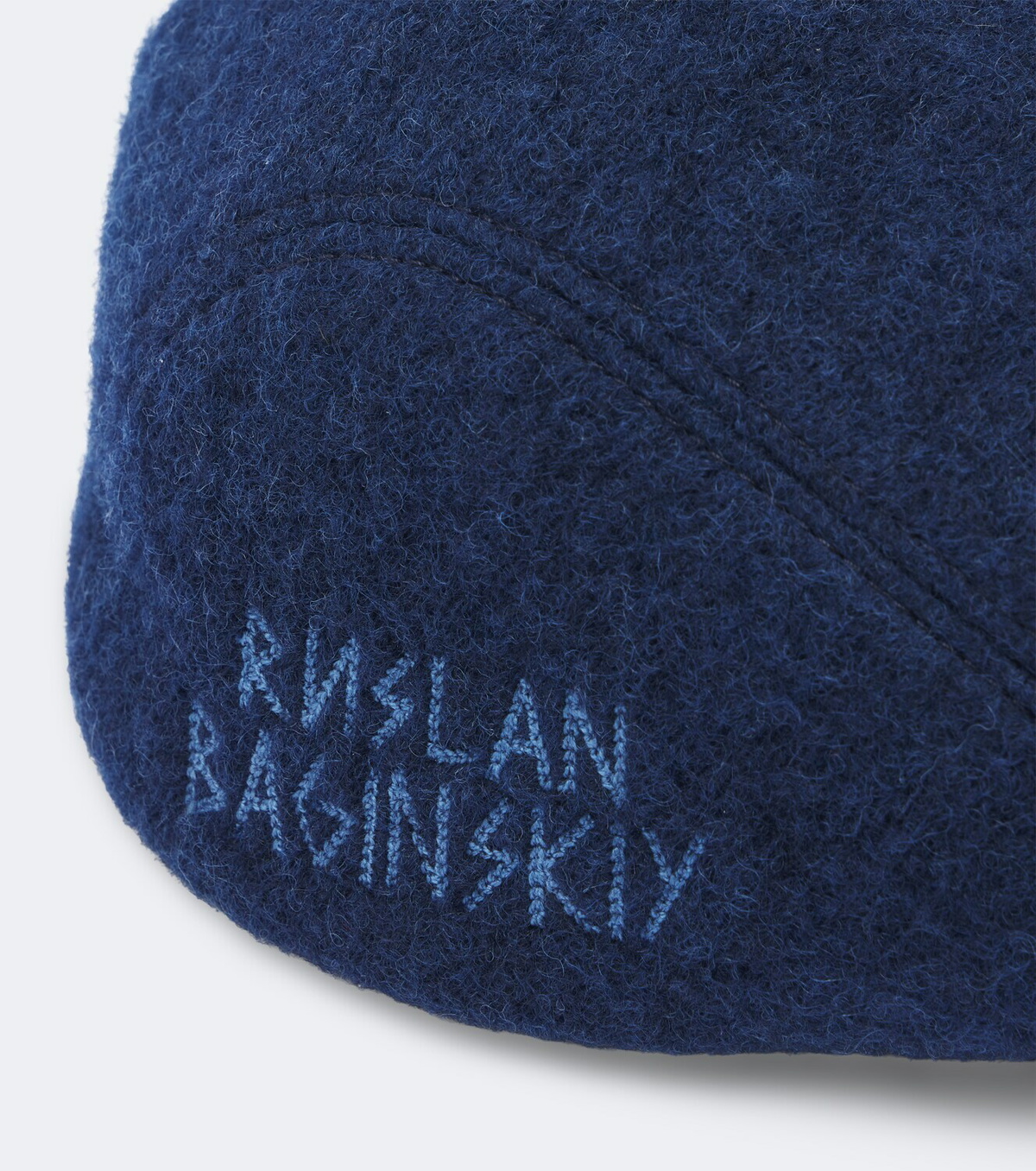 Ruslan Baginskiy Wool-blend newsboy cap
