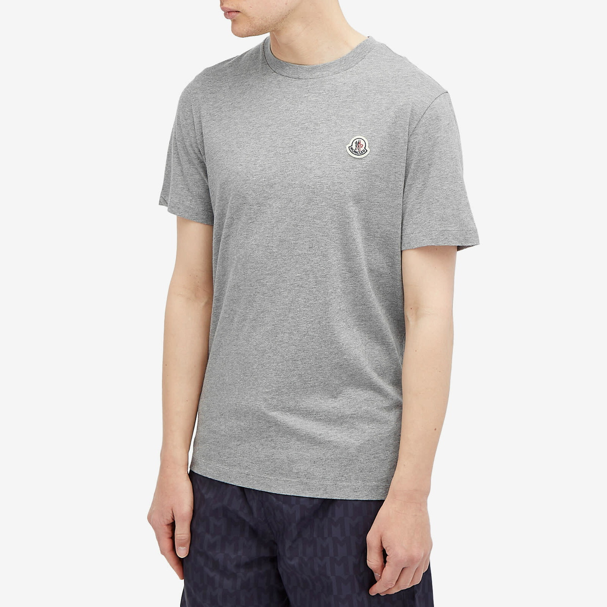 MONCLER グレー Tシャツ Moncler Men's Logo T-Shirt - 3-Pack in Black/White/Grey Moncler