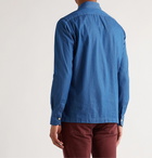 Kiton - Cotton-Chambray Shirt - Blue