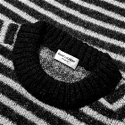 Saint Laurent Stripe Mohair Knit