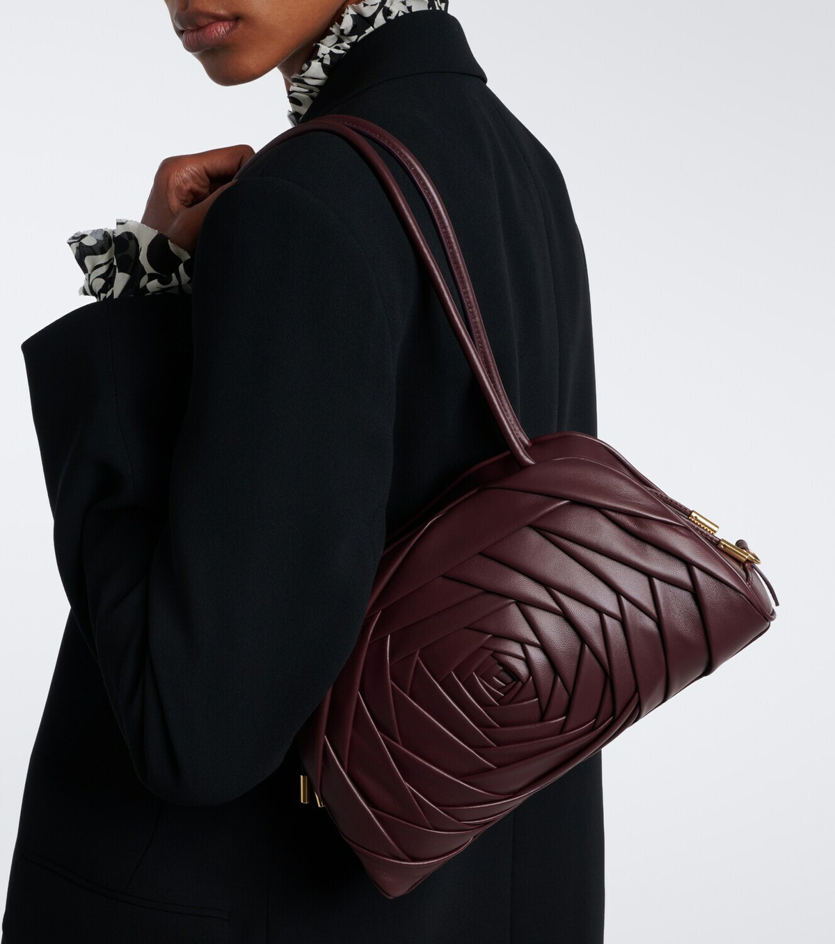 Roger Vivier Roseline leather shoulder bag