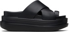sacai Black Foam Multiple Sole Sandals
