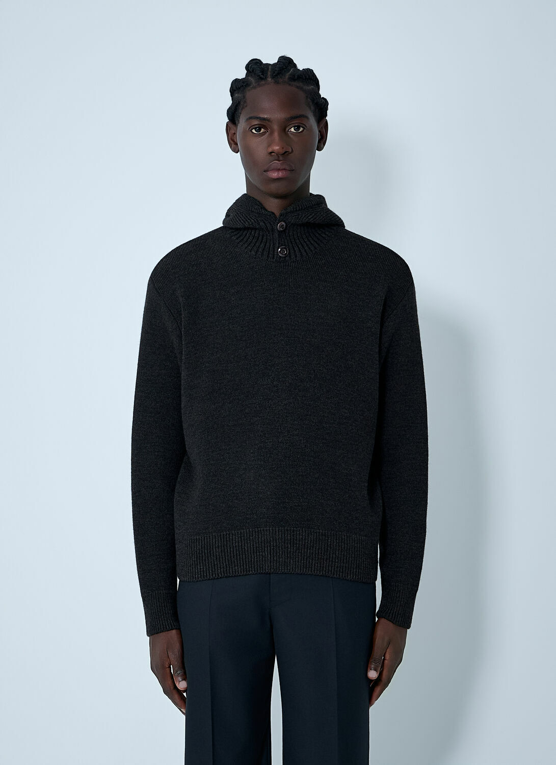Lemaire Knitted Hooded Sweatshirt