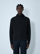 Lemaire Knitted Hooded Sweatshirt