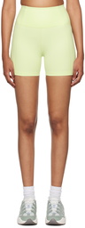 Girlfriend Collective Green High-Rise Shorts